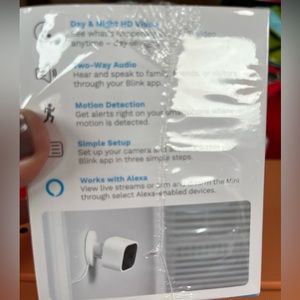 Blink Mini indoor plug-in smart security camera